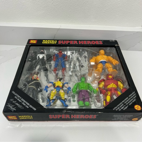 Vintage Marvel's Greatest Heroes Collector's Signature Edition NIB Figures Set - Picture 13 of 16